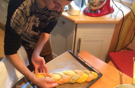 Cooking with Lucas