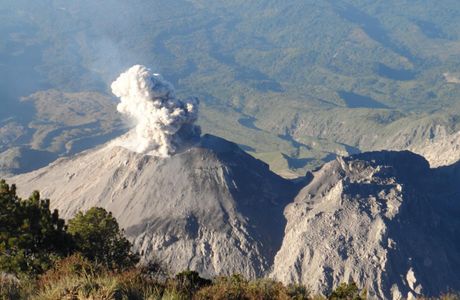 Santiaguito Volcano