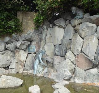 Sculpture Girl Arzy and Thieve Ali Baba