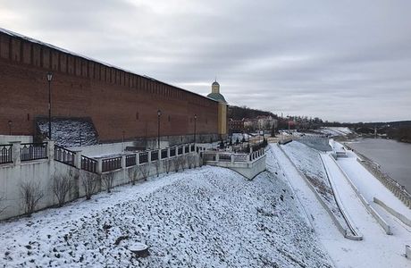 Embankment of the Dnepr River