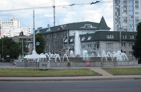 Fountain at Moskovskaya Square