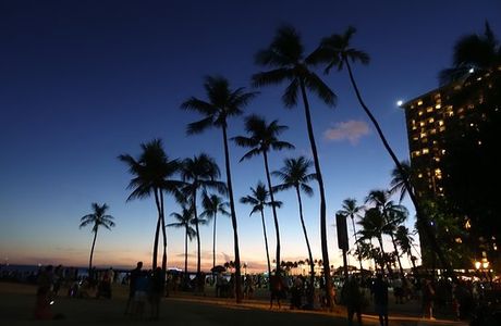 Friday Night Fireworks at Hilton Hawaiian Village Waikiki Beach Resort