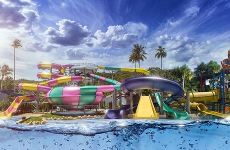 Samui Water Park Pink Elephant