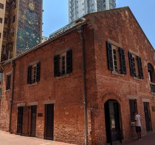 Red Brick Tobacco Building