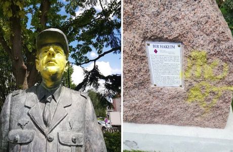 Statue en l'honneur du 4ème Régiment des Zouaves