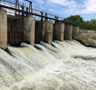 Dam at River Klyazma