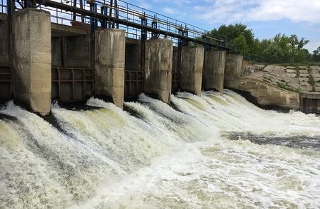 Dam at River Klyazma