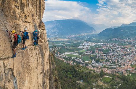 Ferrata Monte Albano  Ottorino Marangoni