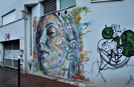 Fresque Courbes et Arabesques