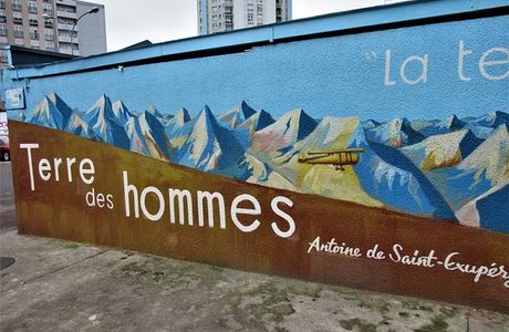 Fresque Terre des Hommes