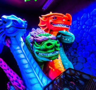 Dragon's Tale Blacklight Mini Golf