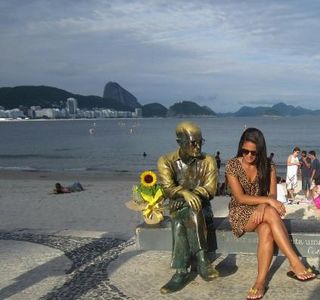 Estátua Carlos Drummond de Andrade