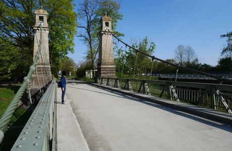 Hängebrücke Uber die Argen