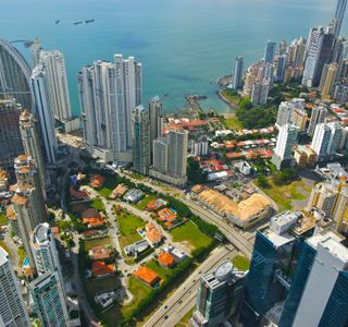 Movimiento Ciclistas En Las Calles De Panama