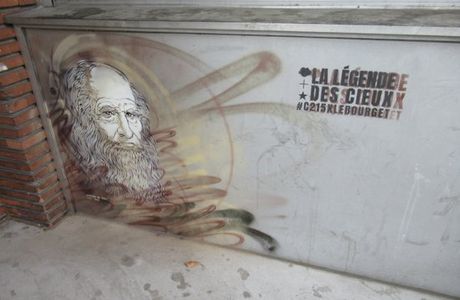 Fresque "Léonard de Vinci"