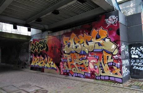 Fresque "Profile rouge"