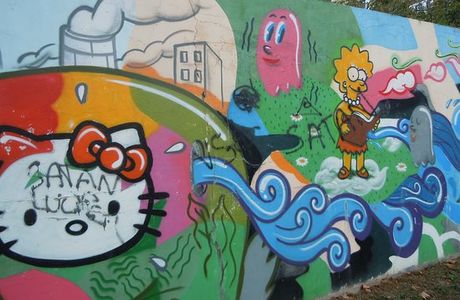 Fresque Mario Kart