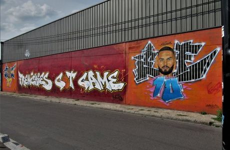 Fresque "Frenchies got Game"