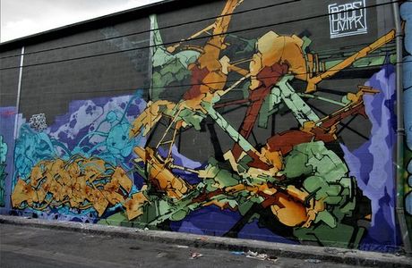 Fresque "Station spaciale"