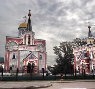 City Abakan Church in Honor of St. Constantine and Helena