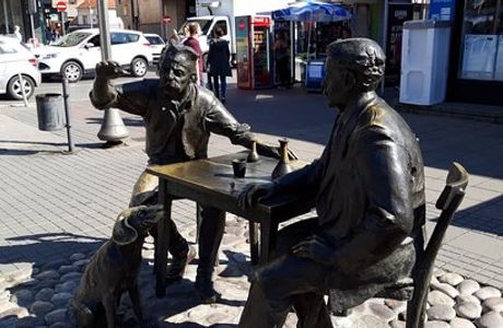 The Monument of Stevan Sremac and Kalca