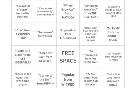 Broadway Bingo