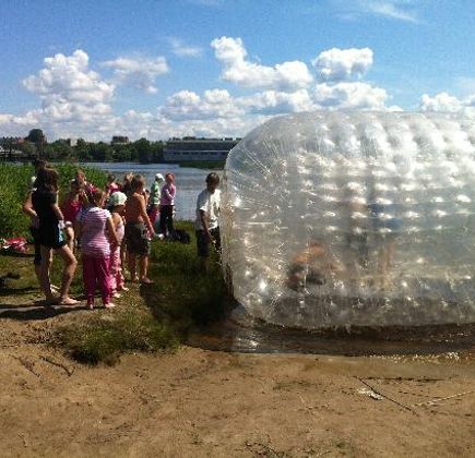 Zorbing in Riga with Zorb.lv 1