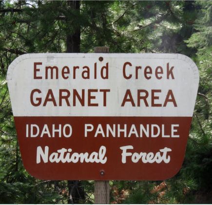 Emerald Creek Garnet Area 1