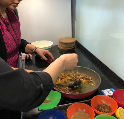 Mala's Indian Cooking Class 1