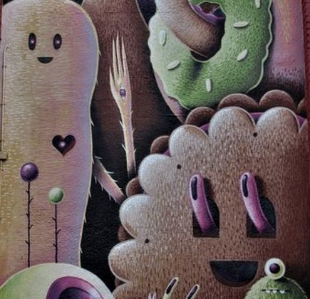 Fresque "Le monde de Nicolas" 1